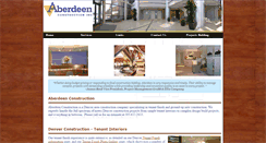 Desktop Screenshot of aberdeenconstruction.com